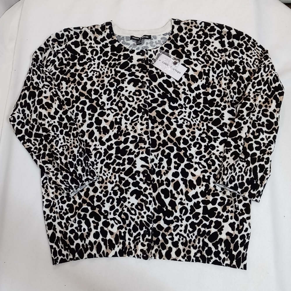 Brand new cable and gauge cardigan